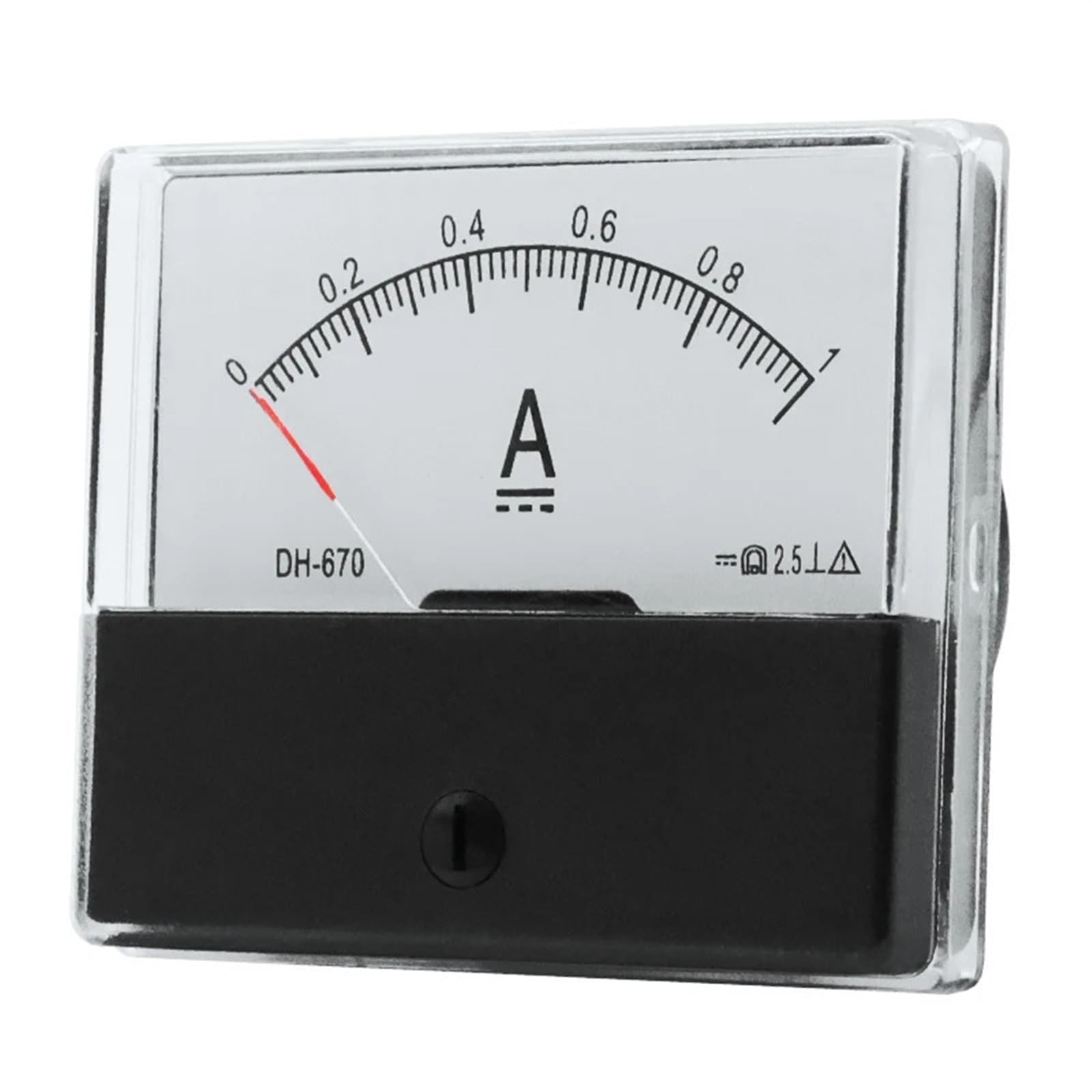 Ampèremètre de courant analogique DH670 DC 100A 75mA pour tableau - 6