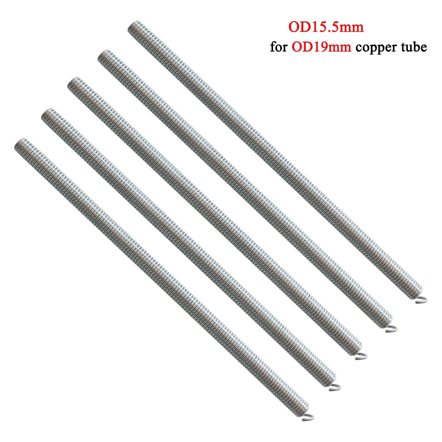 Sprężyna do gięcia rur miedzianych 5pcs 1.1M pex przewodu pcv giętarka narzędzie wewnętrzna zestaw gięcia rur miedzianych pex przewodu przewodu pcv (15.5mm)