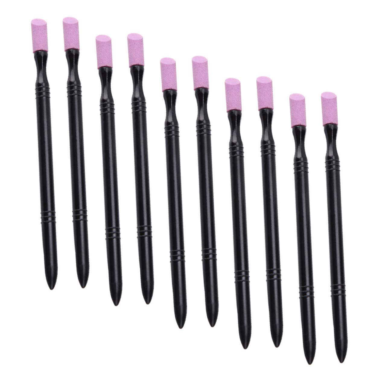 FRCOLOR Set Di 5 Strumenti Per La Rimozione Delle Cuticole Lime Per Unghie Delicate Pietre Lucidanti Per Manicure 10 Pezzi*5