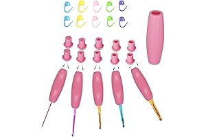 Premium Crochet Hooks Set: Ergonomic Grip for Delightful Creations