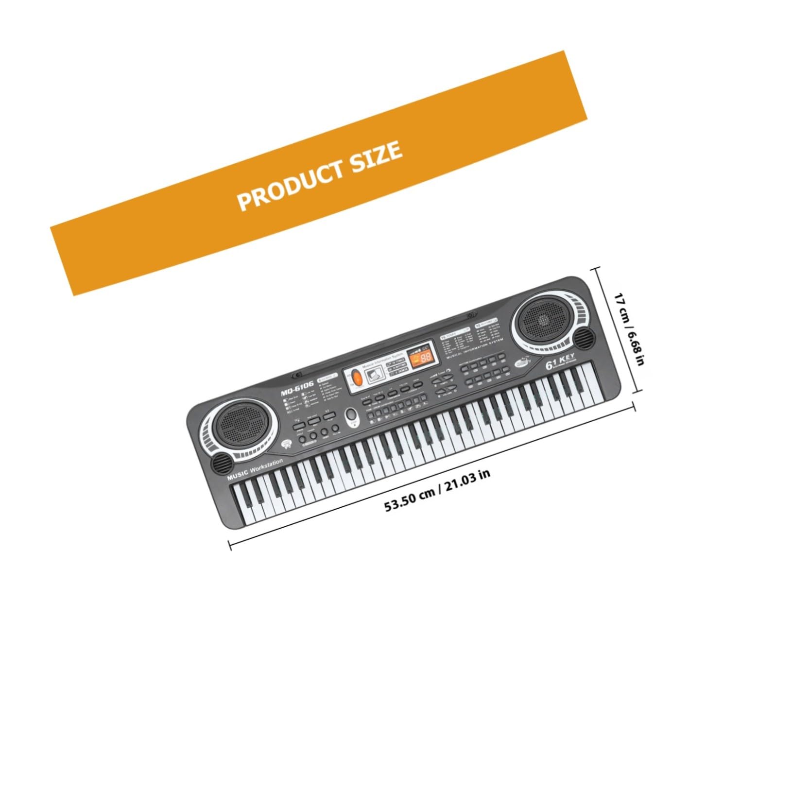 61 Piano Musical Éducatif Électronique Touches Jouet pour Garçon, et Filles