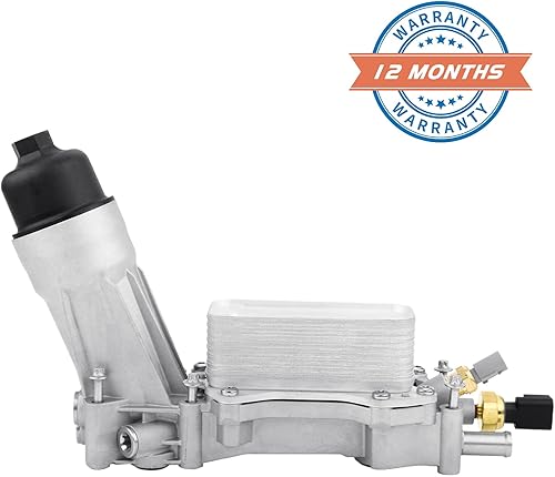 Miniatura 7 de Conjunto de adaptador de carcasa de filtro de aceite de motor de aluminio 926-876, enfriador de aceite de motor compatible con Dodge Chrysler Ram