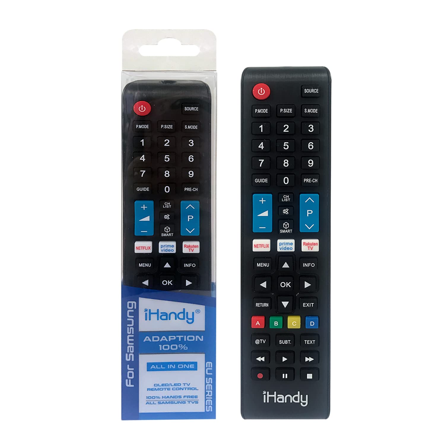 CRC1001 iHandy All-in-One Universal TV Remote Control Compatible with Samsung TV, Works with Most BN59/ AA59 Models
