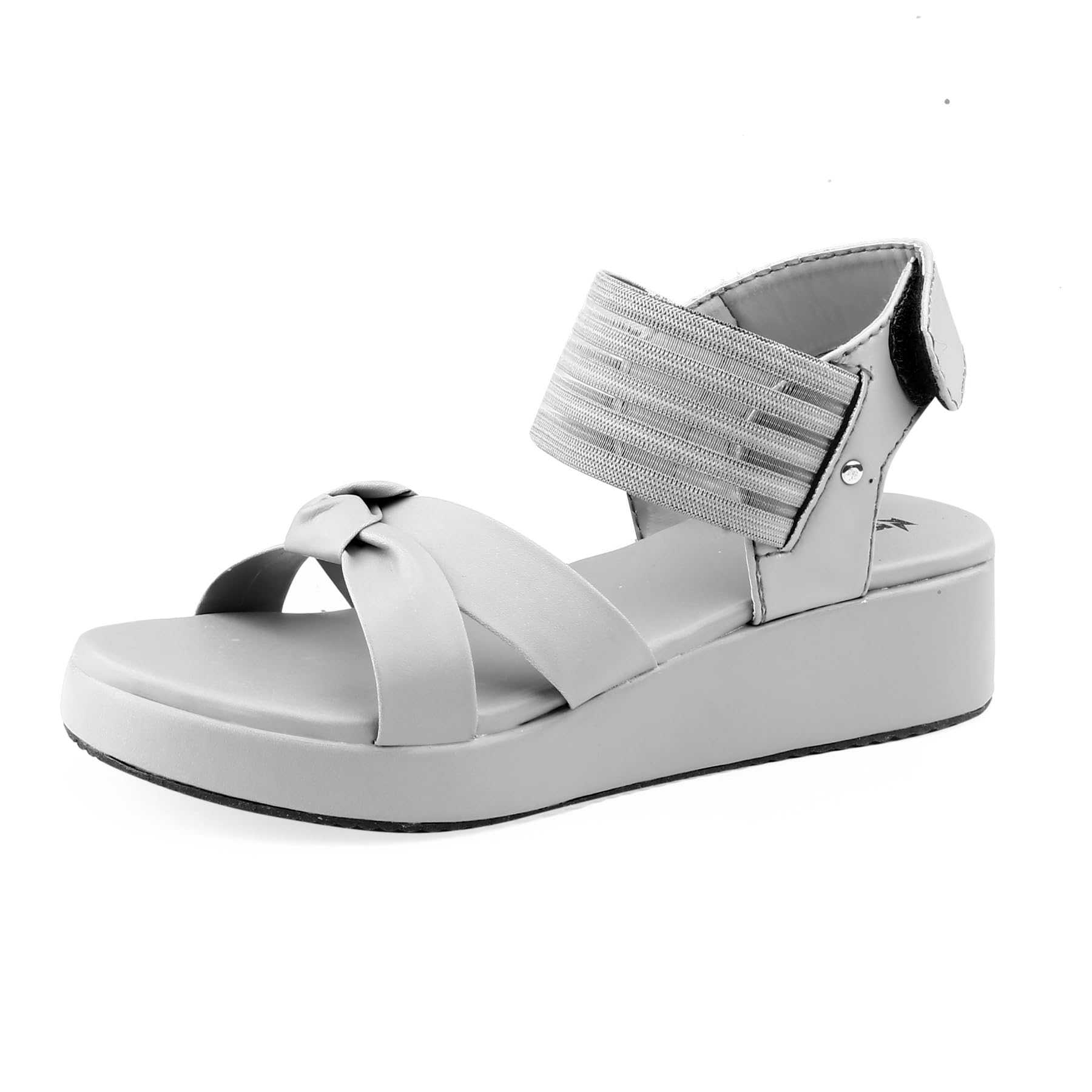 Kraasa Women and Girls Fashion Sandals, Comfort Wedges, Heel Sandal Grey UK 8 (B0CH1FVV3Q) Amazon Price History, Amazon Price Tracker