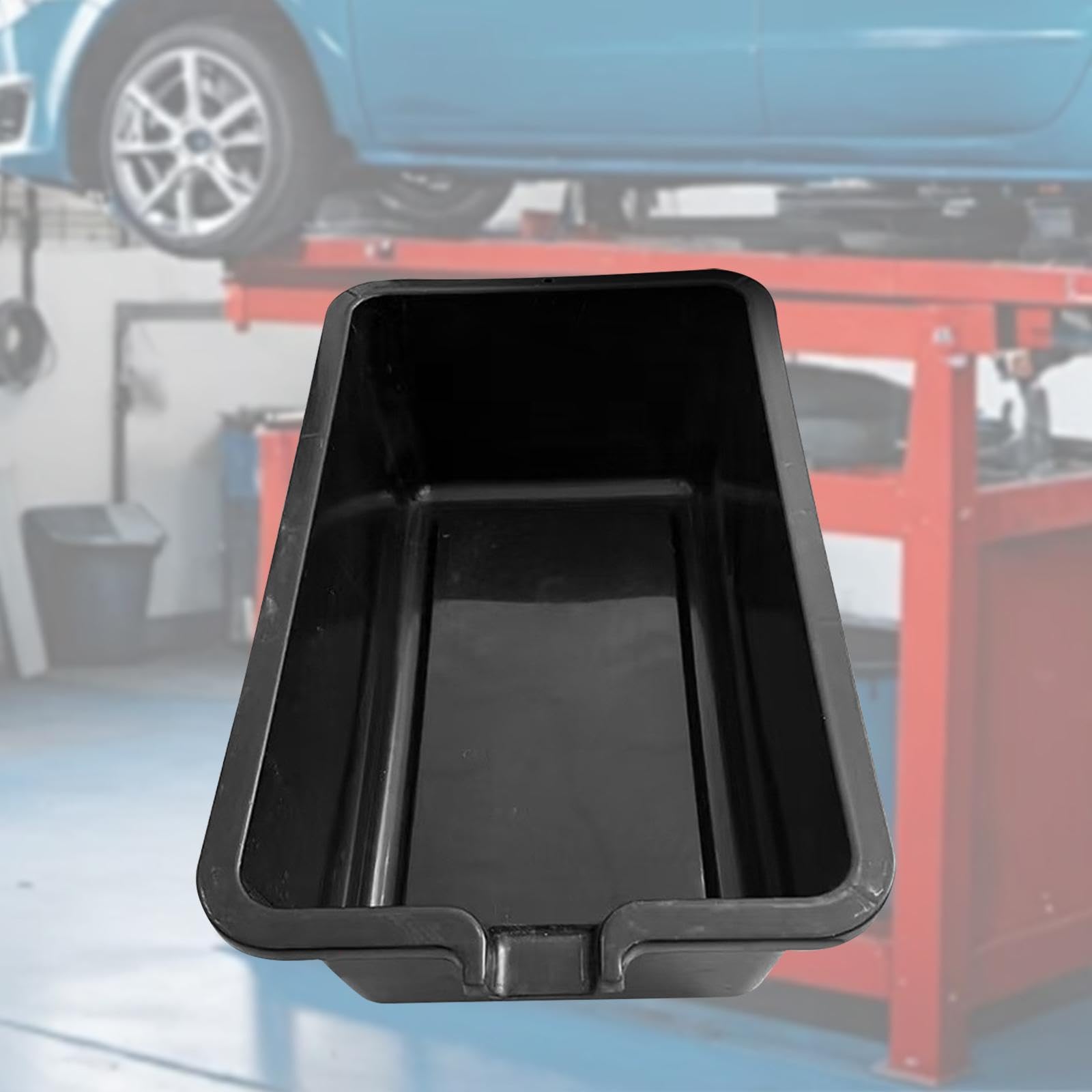Milageto Vasca di raccolta dell'olio esausto per auto, 6 litri, contenitore versatile per manutenzione leggera per garage e auto