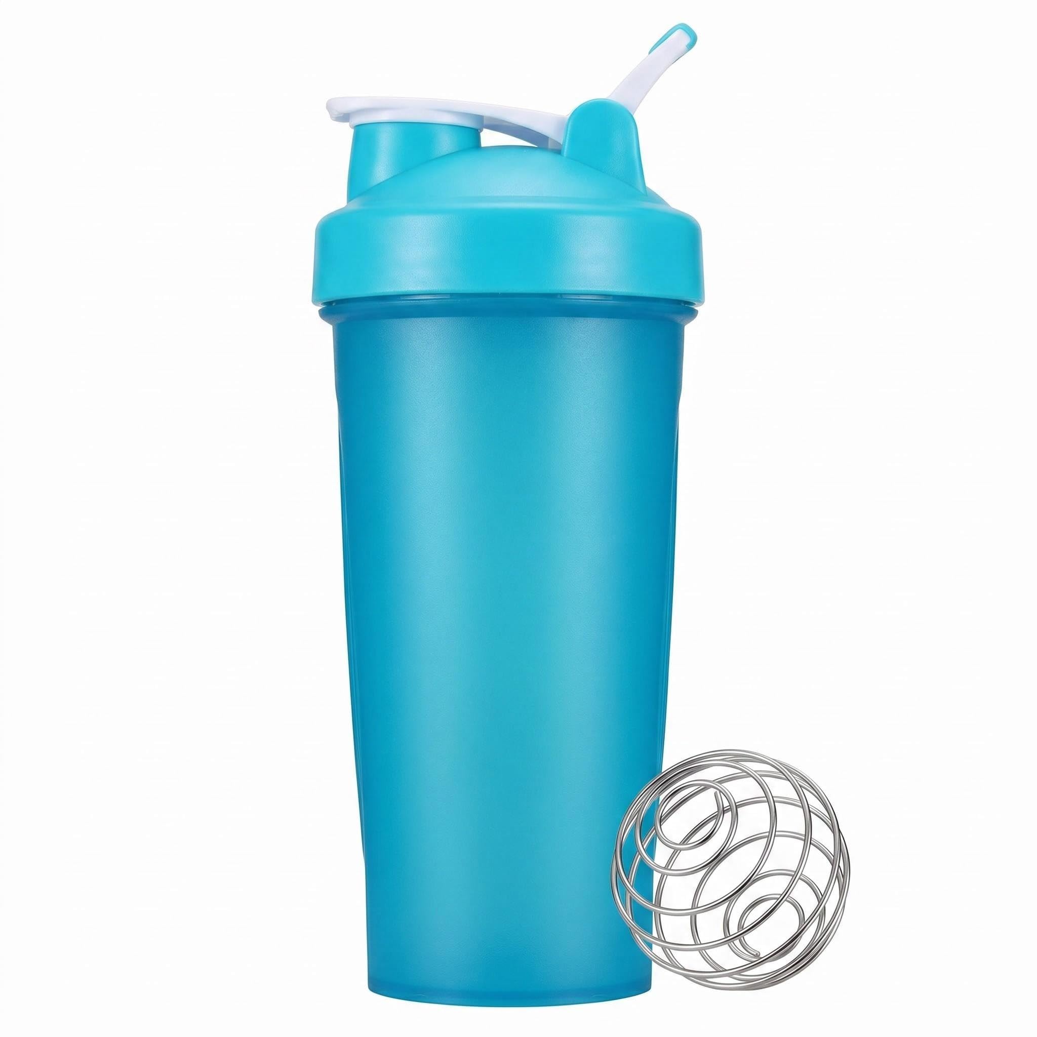 1 Pack 20 oz Shaker Bottles for Protein Mixes, Leak Proof Protein Shaker Cups with Mixing Ball, BPA Free Portable Sport Shaker for Fitness Gym Exercise Pre Workout Supplements