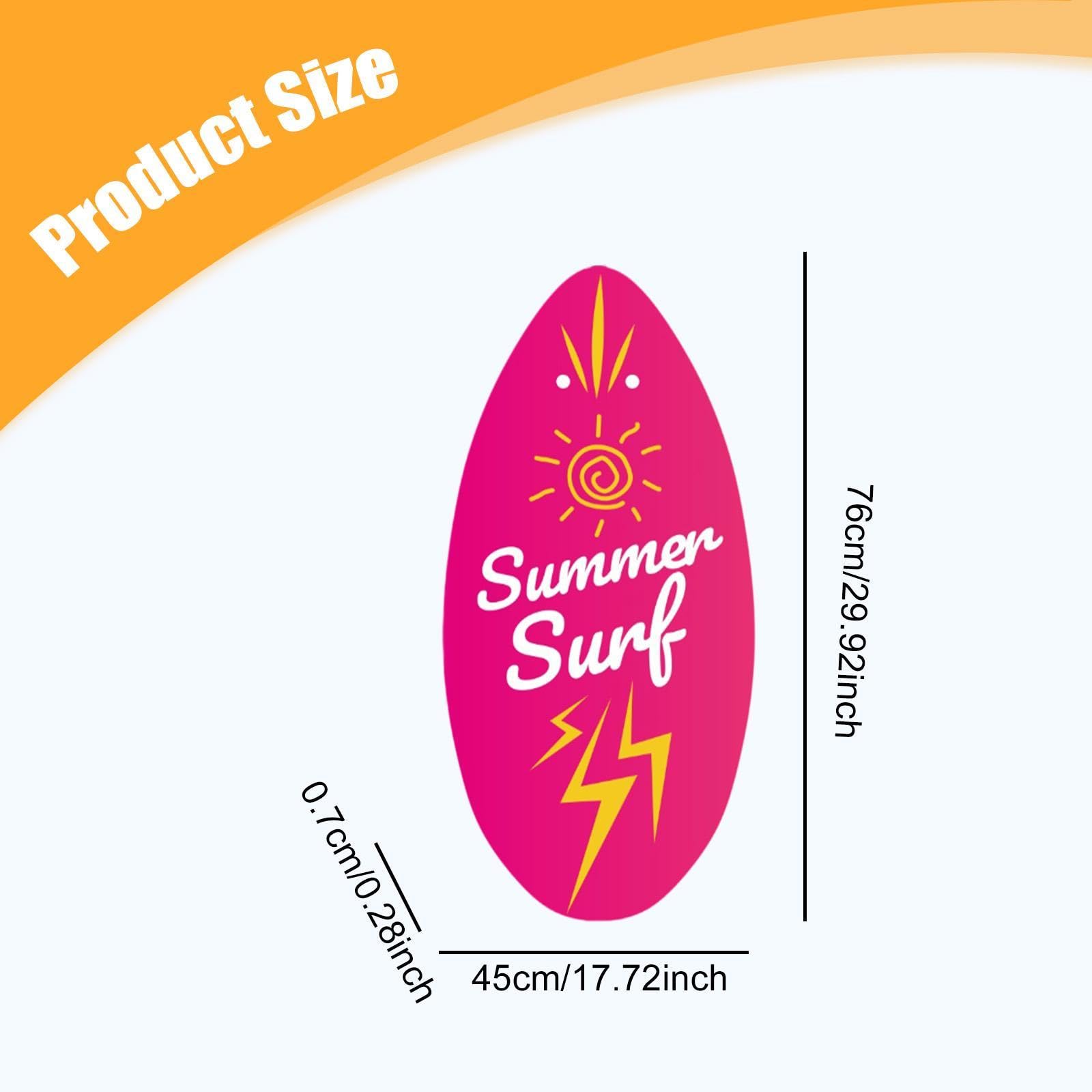 F Fityle Tabla de Skimboard 30 Pulgadas de Madera para Deportes Acuáticos