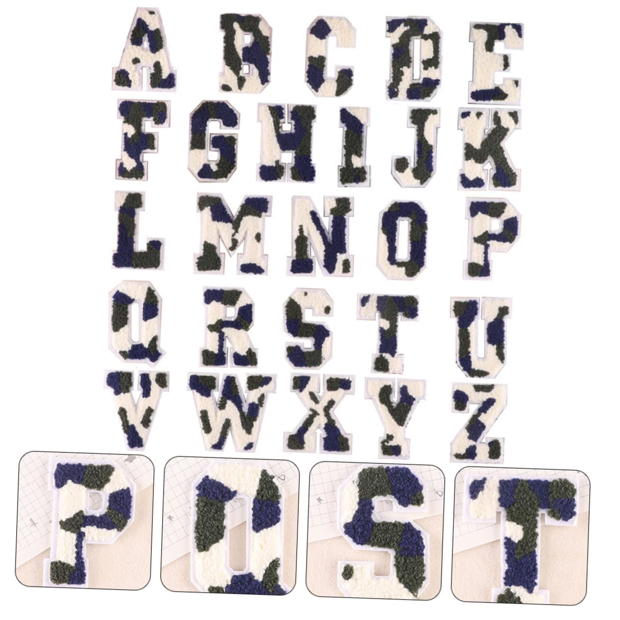 HOMSFOU 3 Set Toppe Ricamate Termoadesive Per Riparazione E Decorazione Abbigliamento Da Pz Per Jeans Shirt E Accessori Fai Da Te 26 Pezzi * 3