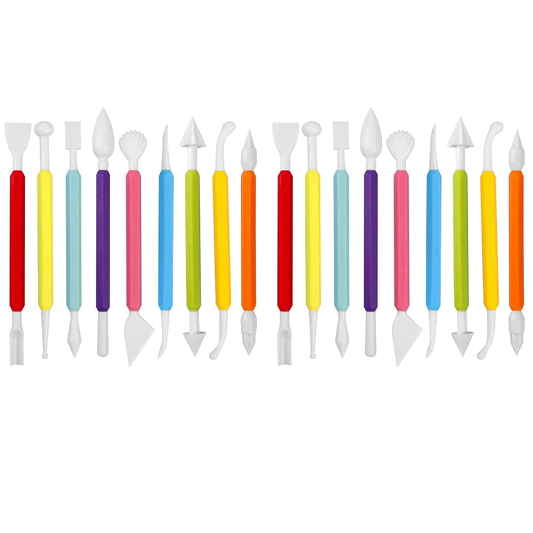 Jnchdghwa As Shown 18Pcs Fondant Modeling Tools Set, Paste For Cake Decorating, Cake Marshmallow Sculpting Tools Set