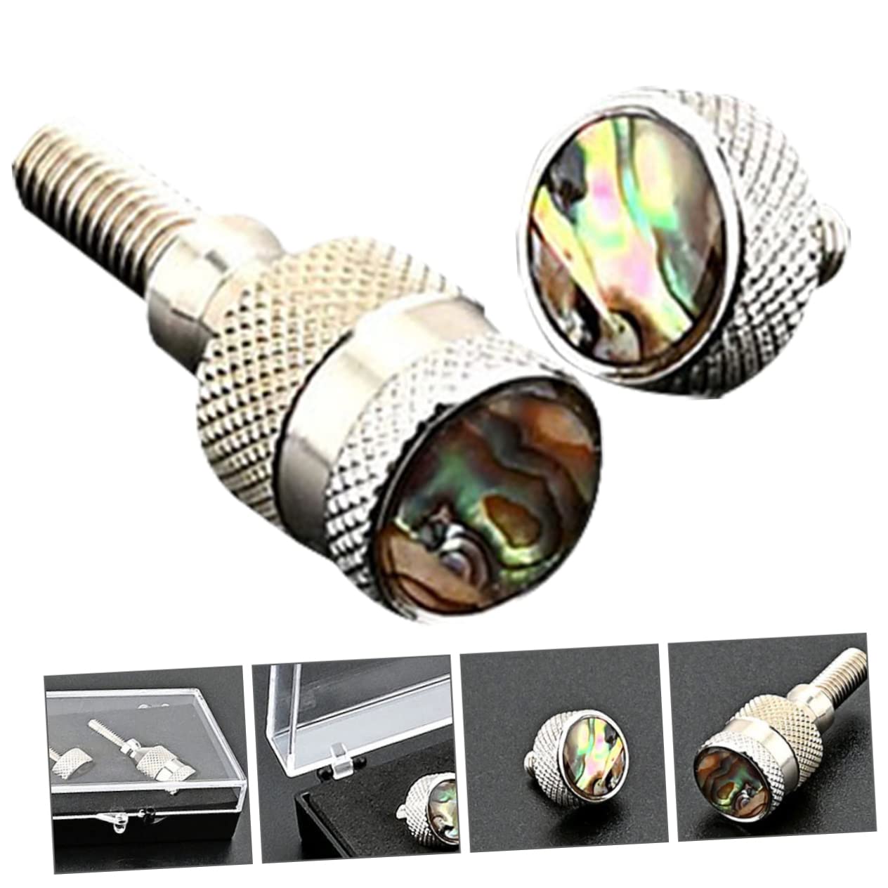 TOYANDONA 4sets Viti Di Serraggio Per Collo Sax Durevole Accessorio Per Strumenti Musicali Compatibile Con Saxofoni Curvi Ricambio Pratico Per Riparazioni