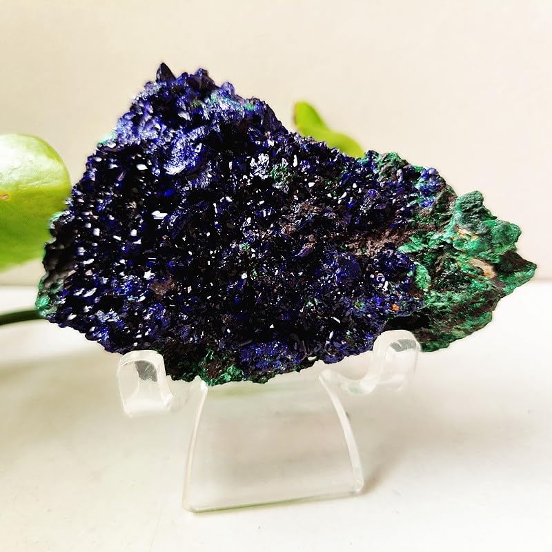 Amazon.co.jp: 天然石アズライトとマラカイトの共生結晶標本 - 強力な