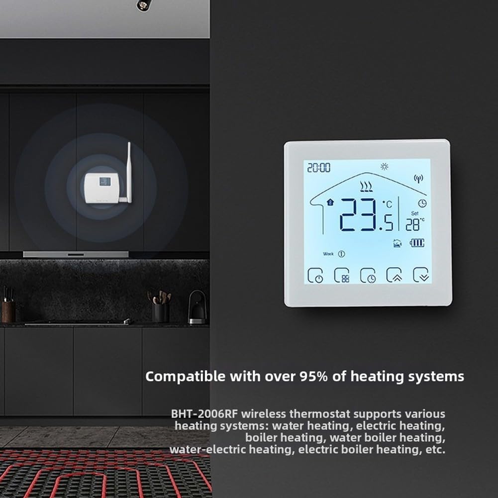 WiFi pour thermostat intelligent écran tactile pour chauffage au sol WiFi
