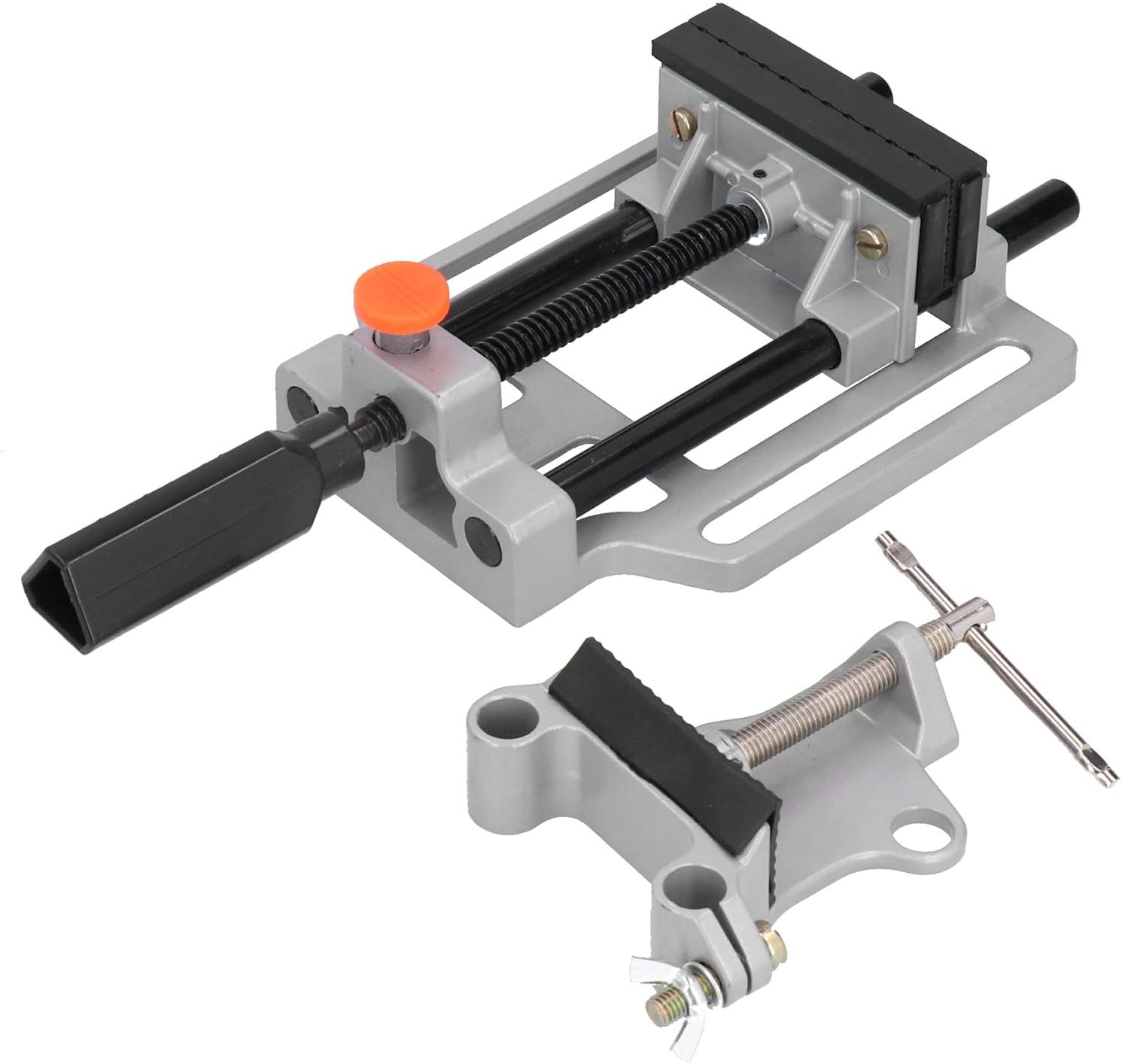 Schraubstock-Schraubstock, tragbarer flacher Schubbank-Bohrschraubstock ...