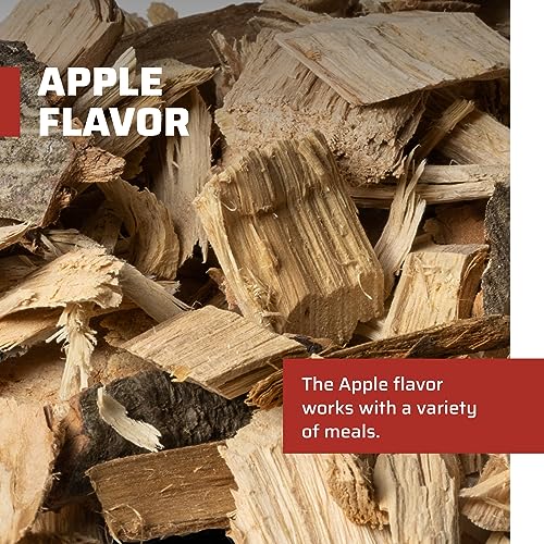 Image of Camp Chef Premium Hardwood Chips - Wood Chips for Smoking & Outdoor Grilling - Compatible with Pellet Grills, Smokers & Barbecues - Made in The USA - Apple, 192 cu in