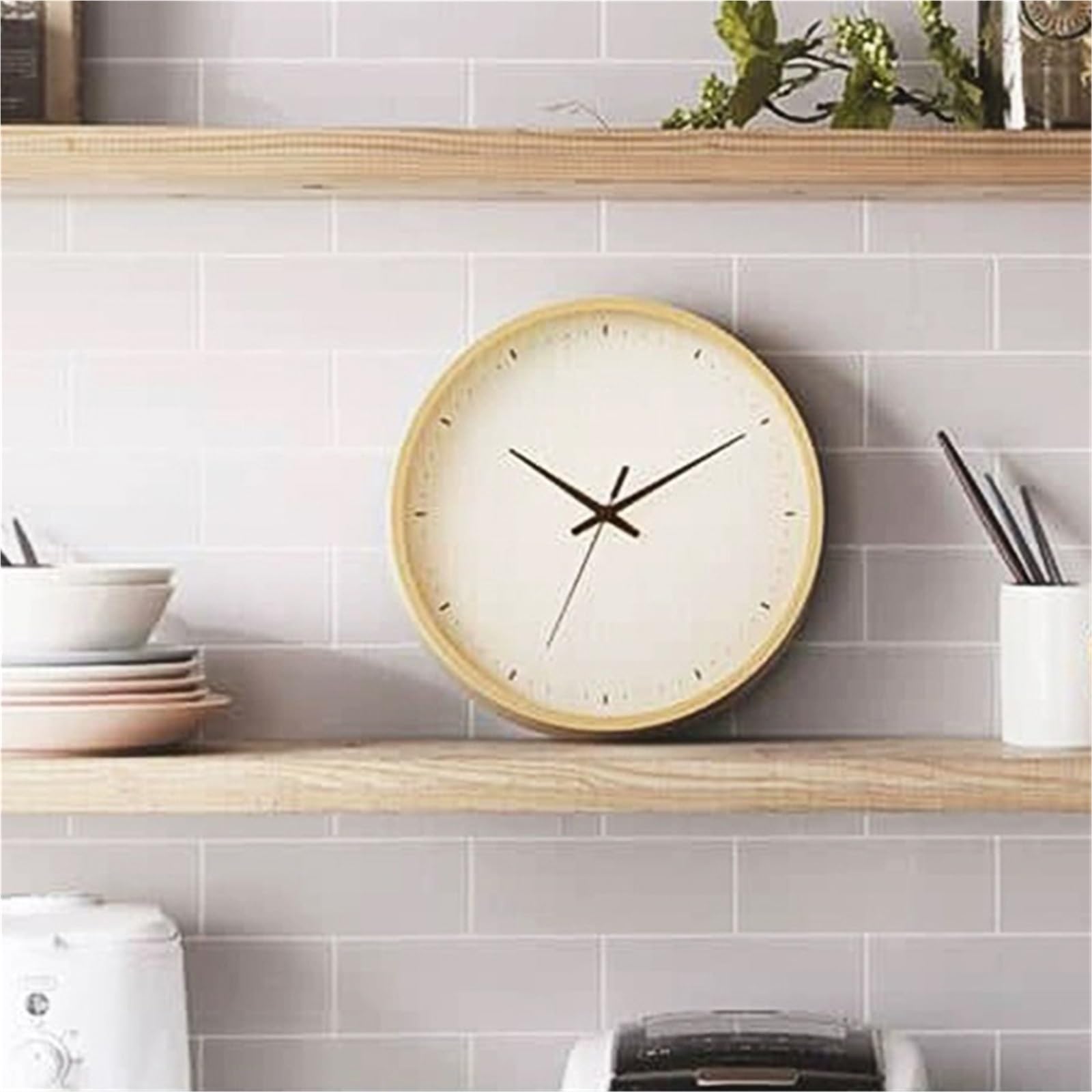 Orologi da parete Orologio in stile scandinavo alimentato a batteria
