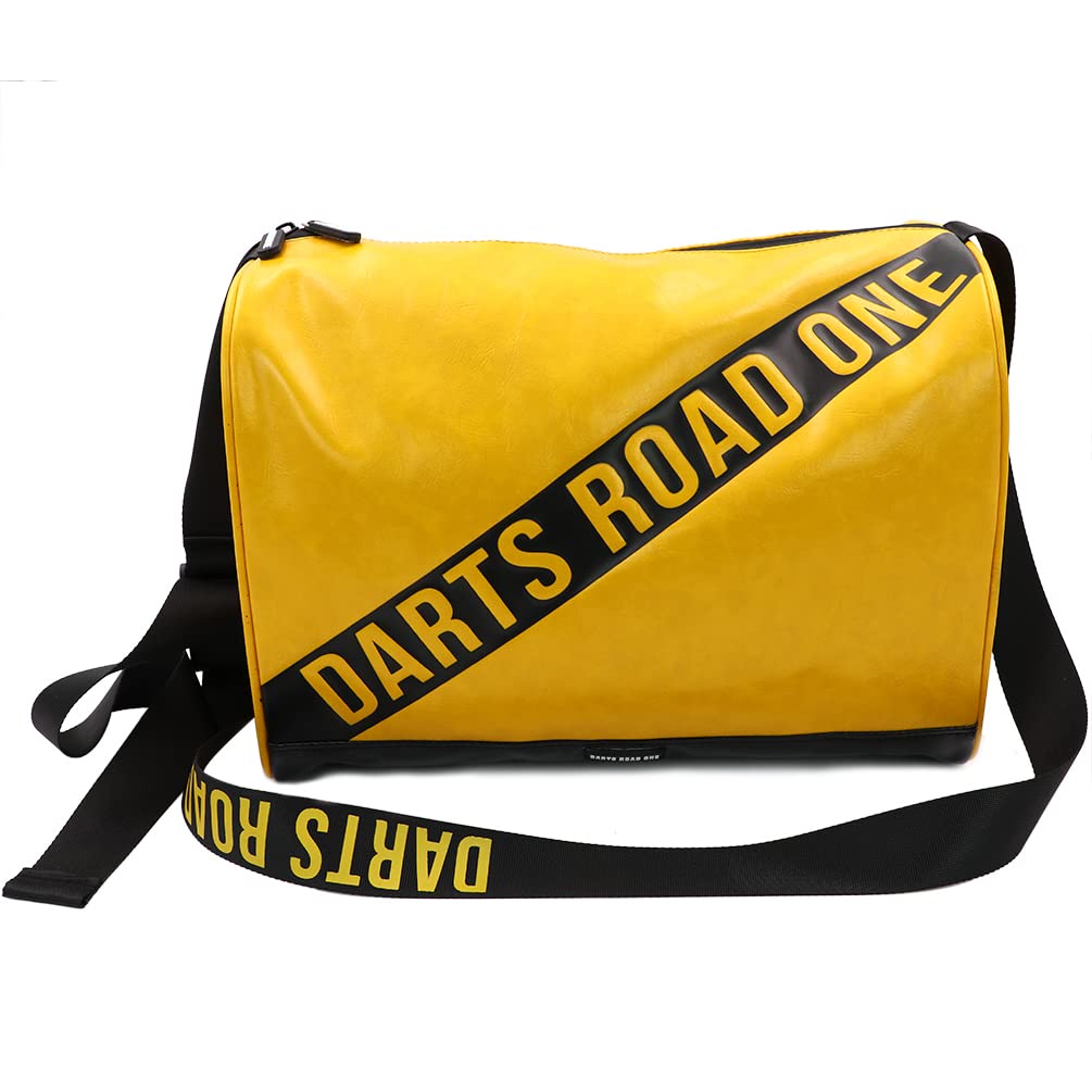 CUESOUL Darts Road ONE Oil Wax PU Leather Gym Duffle Bag/Casual Chest Bag/Travel Laptop Backpack
