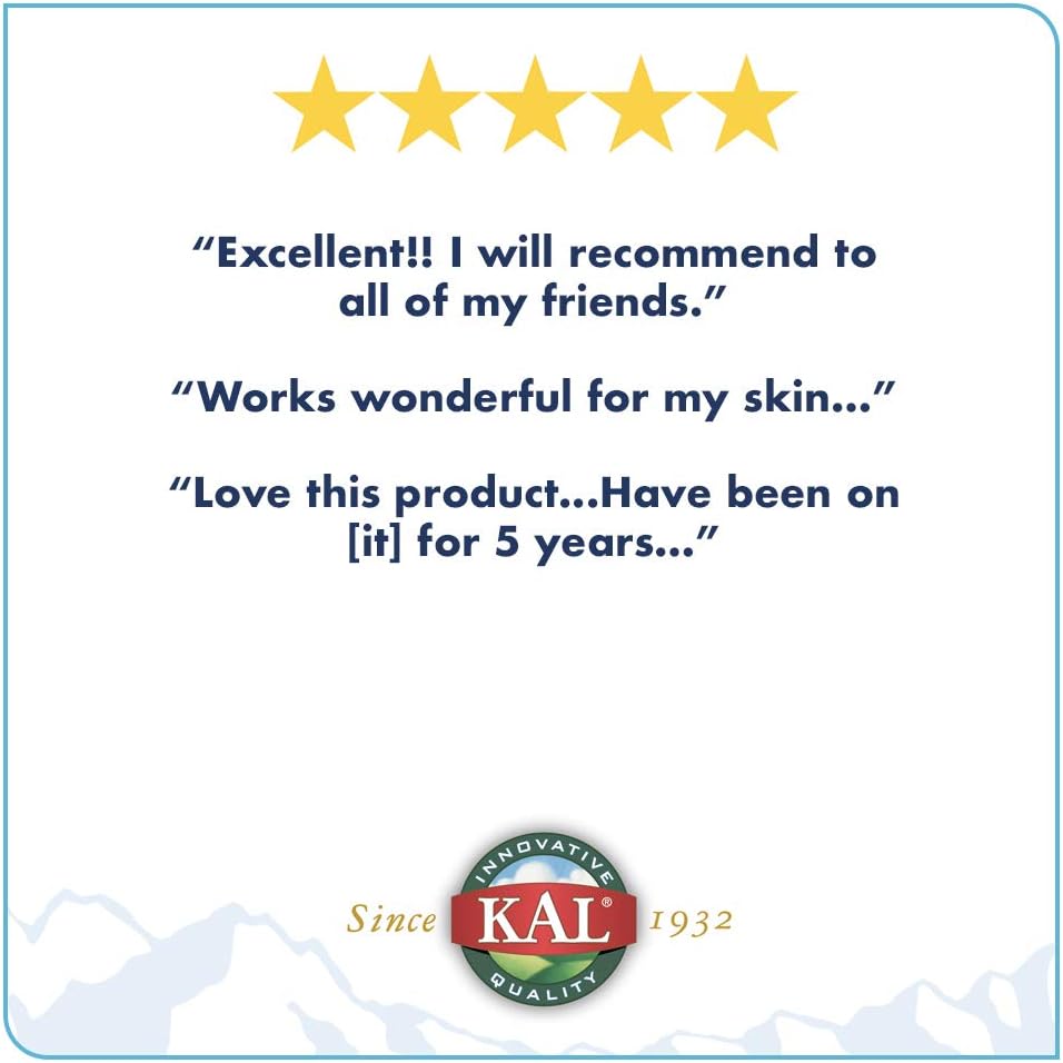 Kal Silica Plus Tablets, 90 Count : Health & Household