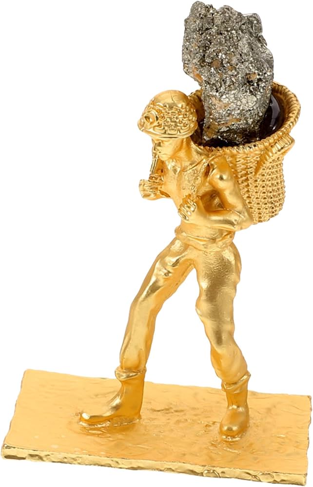 Amazon.co.jp: TOPPERFUN 铜矿矿工摆 独 な形状の鉱 ー ップ装飾 家や