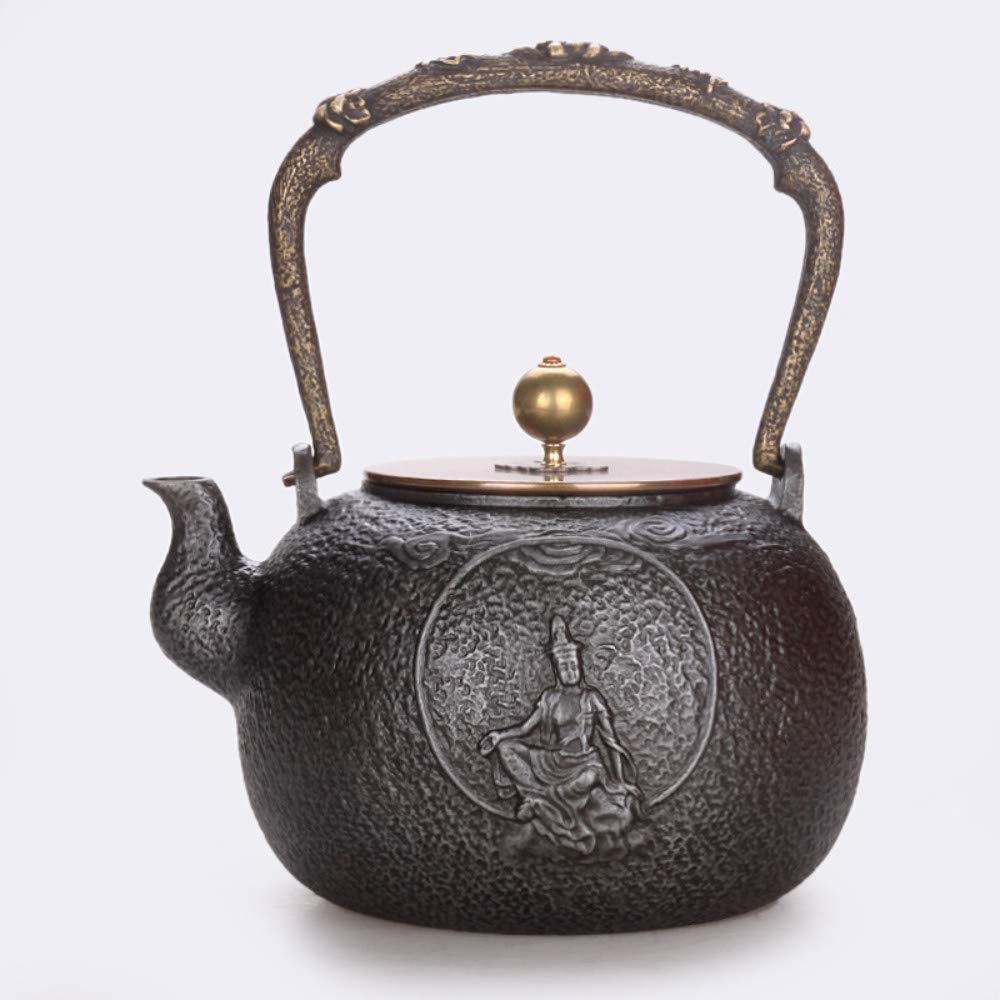 Simple and Creative Tea Sets Cast Iron Iron Iron Buddha to Wanjia Original Iron Uncoated Iron Pot Old Iron Pot Ese Iron Pot Kettle Manual Iron Pot Shh