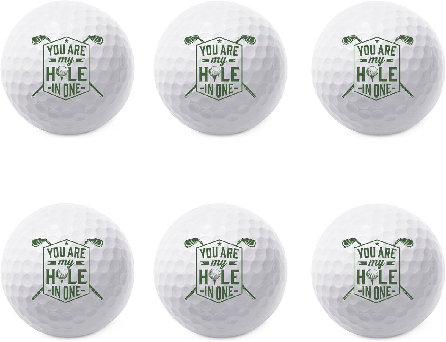 TeesAndTankYou You are My Hole in One Golf Ball - Novelty Gift for Men Golfers and Dad