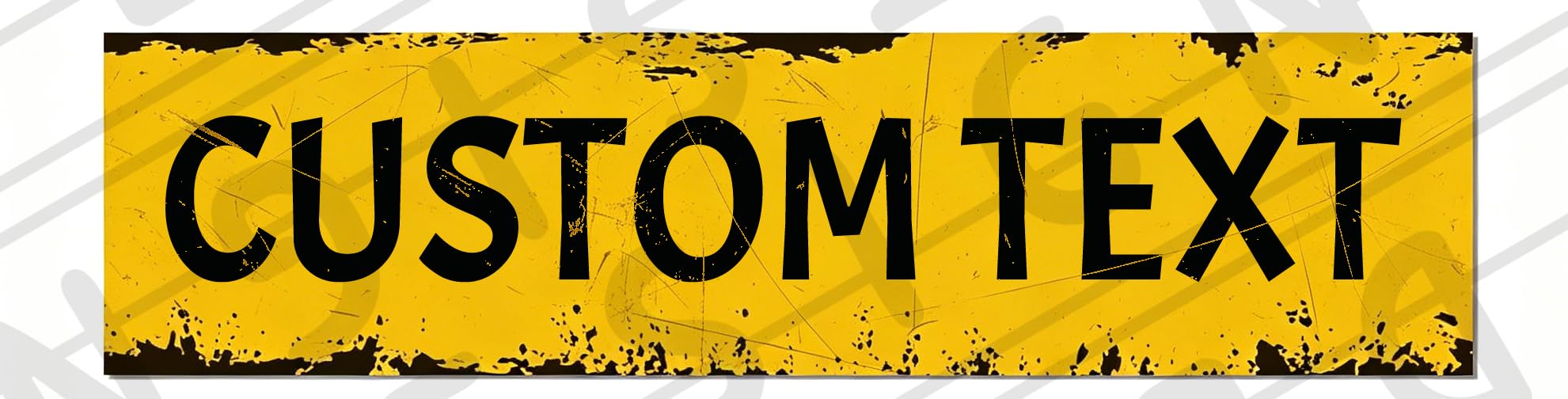 Nggbbdygb Black-62 Custom Metal Sign 16X4 All Weather Proof Rain Sun Snow Cold Resistant