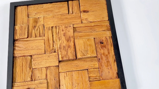 Amazon.com: Greenage Reclaimed Teak Wood Wall Decor 17
