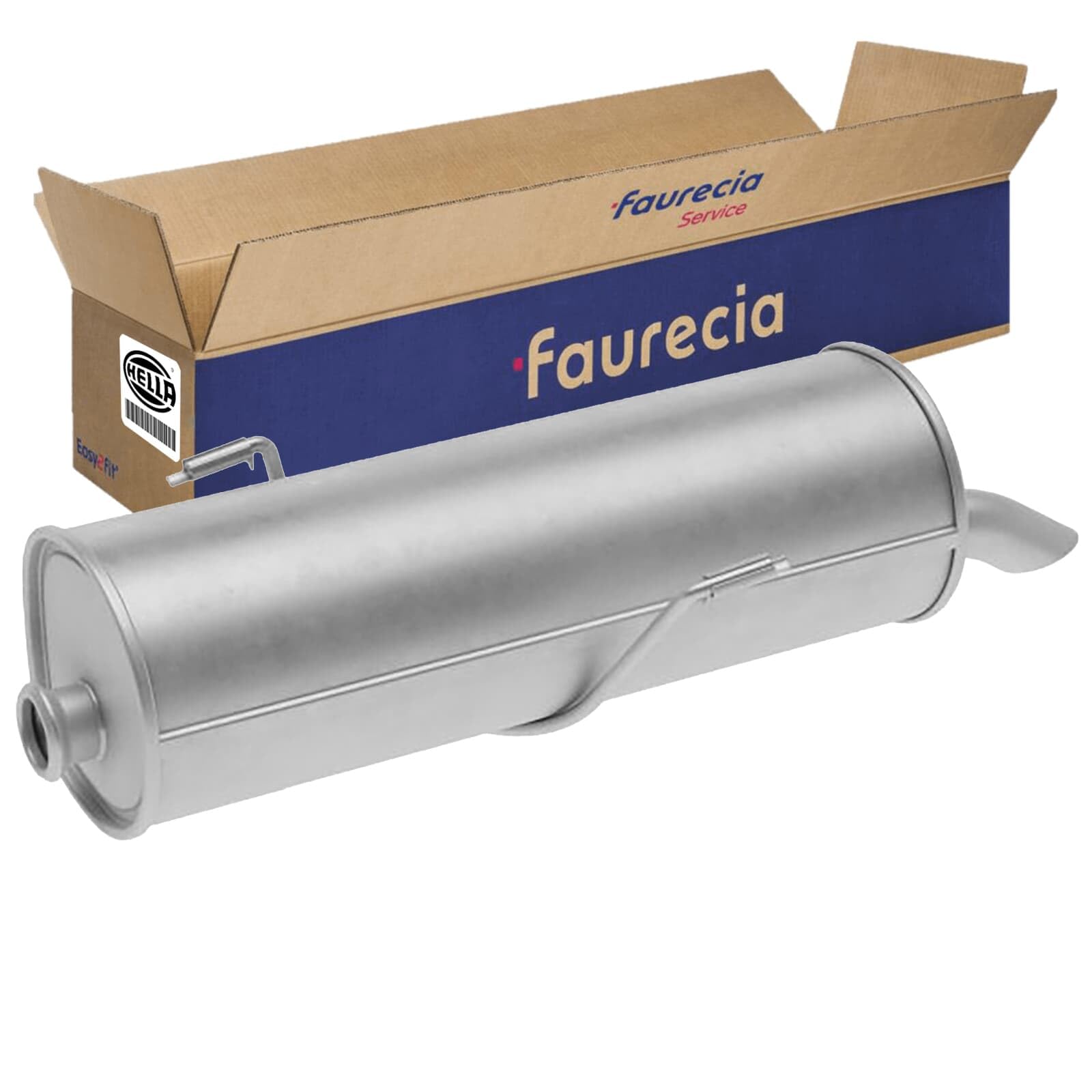 Faurecia Silencieux arrière FS45883 | Compatible avec: PEUGEOT 206 CC, 206 Schrägheck, 206 Stufenheck, 206 SW, 206+