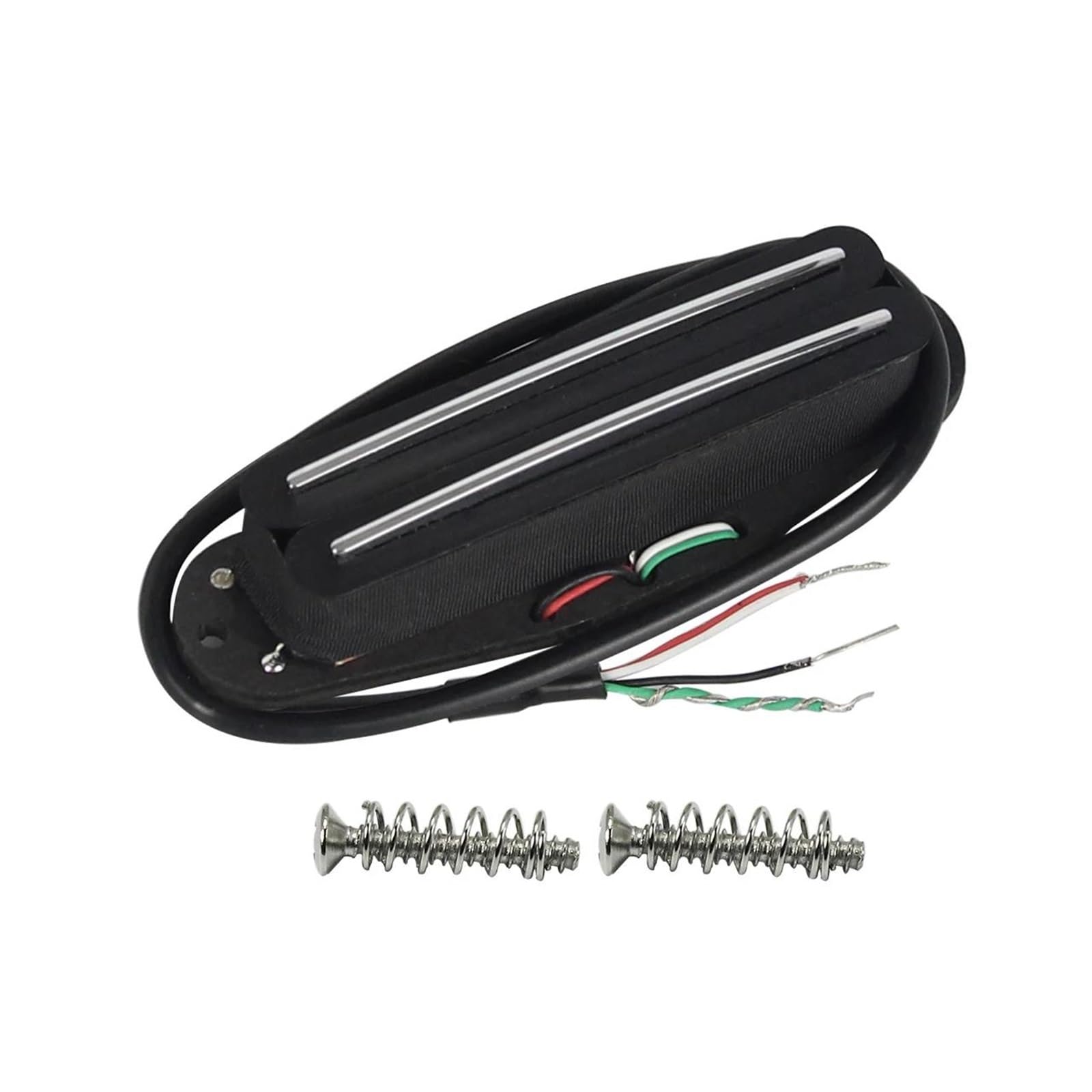 Das 3 Teilige Alnico 5 SSH Tonabnehmerset Für E Gitarre Enthält Dual Rail Single/Humbucker Spulen In Schwarz