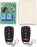 Vista 9 de DieseRC DC 12V 24V 30V Interruptor de control remoto seguro universal inalámbrico 433Mhz RF Placa receptora de relé de 10A con 2 llaveros