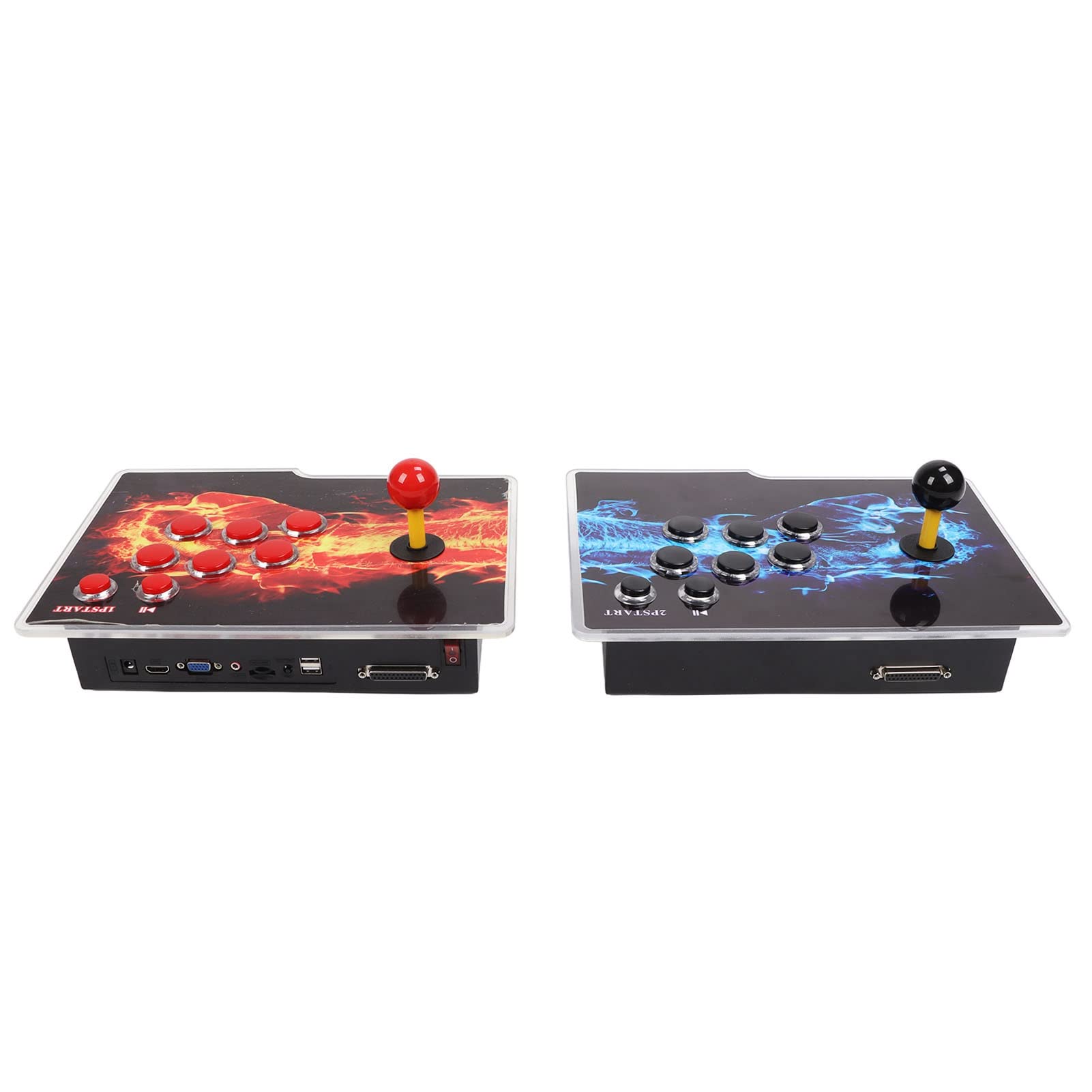 Video Game Machine, 3D Game Console 110‑240V Support Multiplayers 1280x720p for Outdoor(US Plug)
