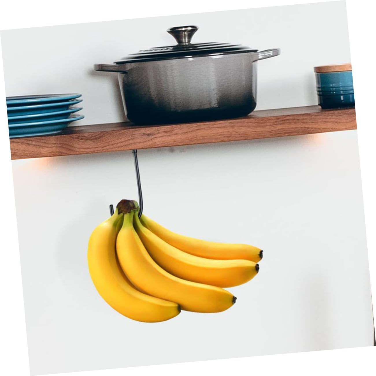 Cabinet Banana Hook Holder, Rotating Iron Hanging Stand image 5