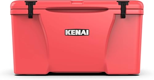 KENAI Enfriador de 45  Cofre de hielo de 45 cuartos de galón duradero con aislamiento rotomoldeado  Fabricado en Estados Unidos  Garantía de por