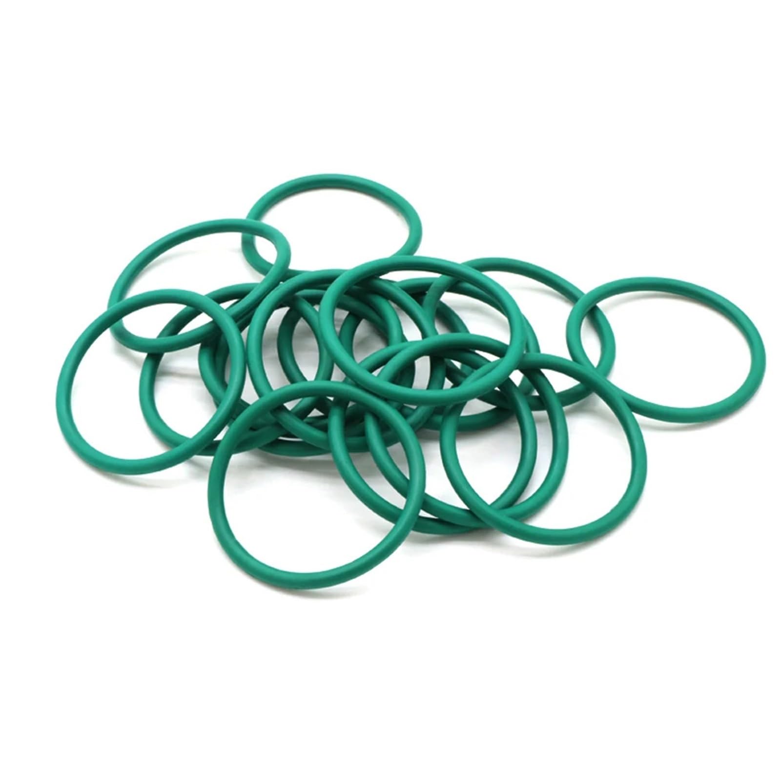 UWUKCJOKQ Hardware 10pcs Green FKM Fluorine Rubber O Ring CS 2.4mm OD 8-60mm Insulation Oil Temperature Resistance Sealing Gasket Rings Washer Packing(OD 54mm ID 49.2mm)
