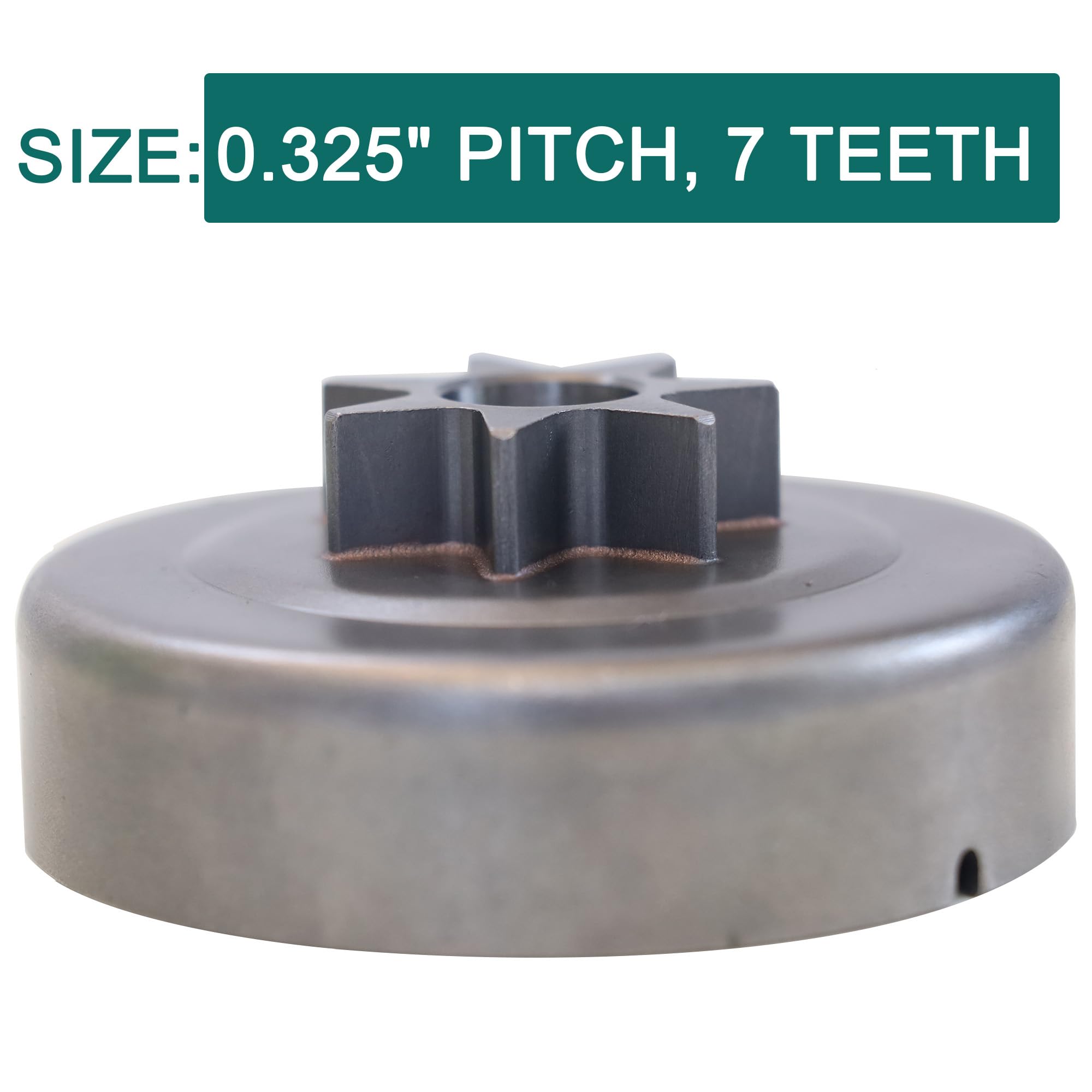 Pignone Tamburo Frizione Eone 0.325-7T Per Motoseghe Stihl MS231, MS241C, MS251, MS251C – Grigio Metallo