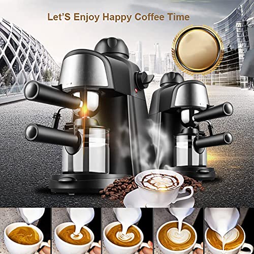 Ekspres do espresso z spieniaczem mleka, ekspres do kawy 240 ml, idealny do Cappuccino, Latte, Mocha i espresso