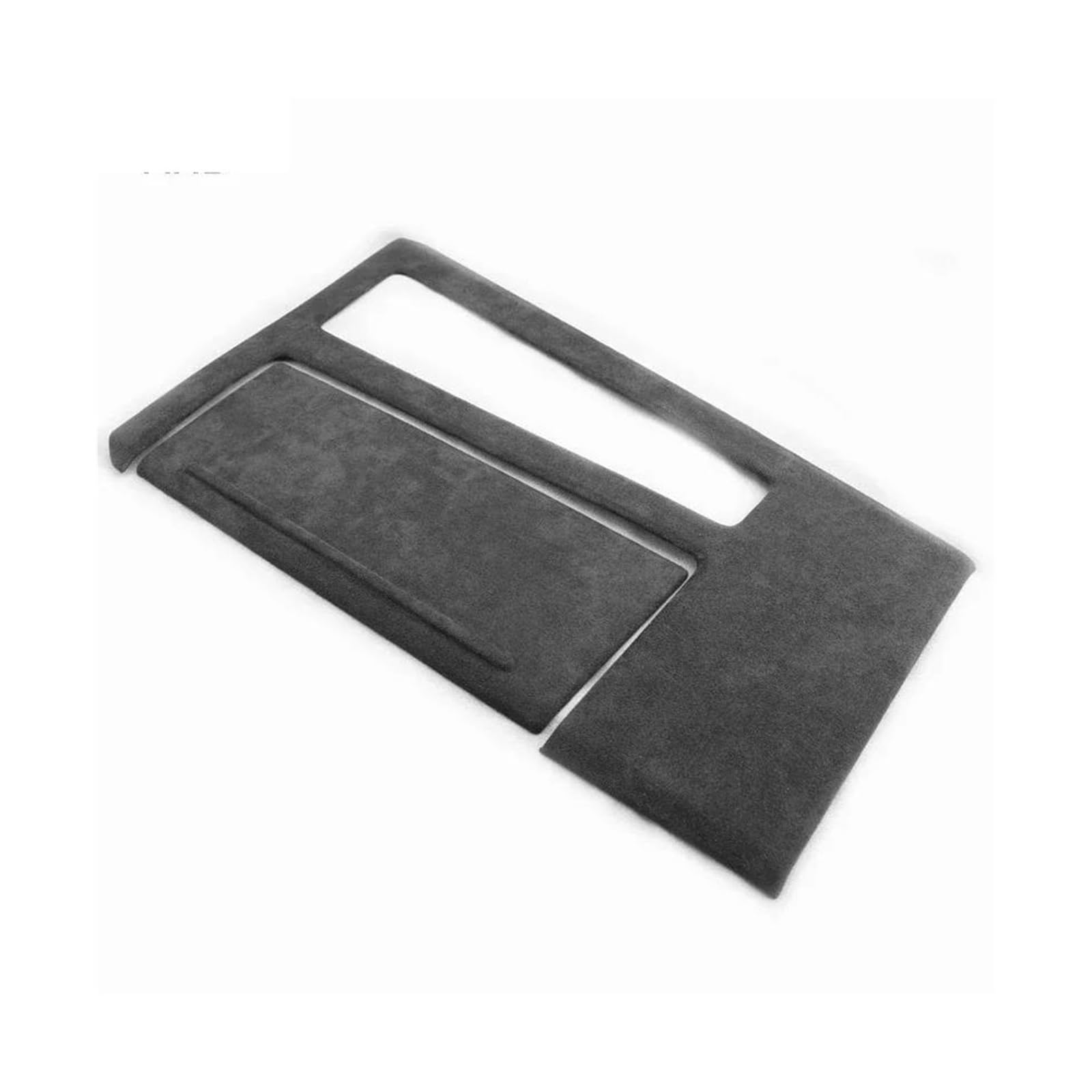 Fcaopcwama Gear Panel Black Rhd For Audi A6 C8 A7 Rs7 2019-2024 Suede Overlay Panels On Dashboard Armrest Gear Control And Doors Car Armrest Storage Box