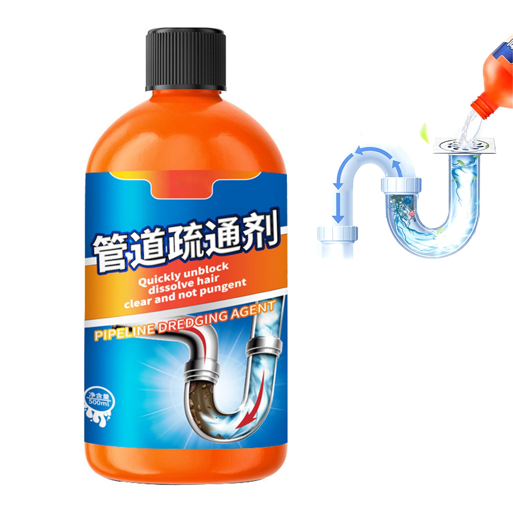 Amazon | パイプクリーナー、強力パイプクリーナー、500ml 大容量