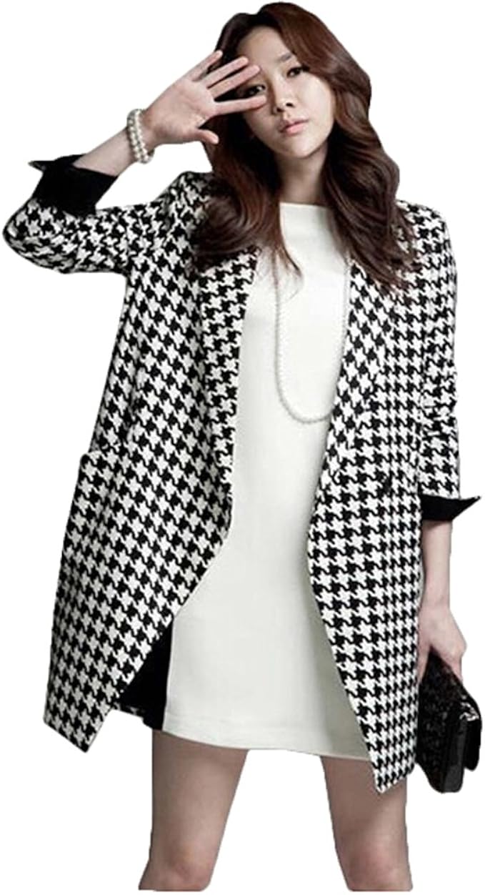 womens houndstooth jacket