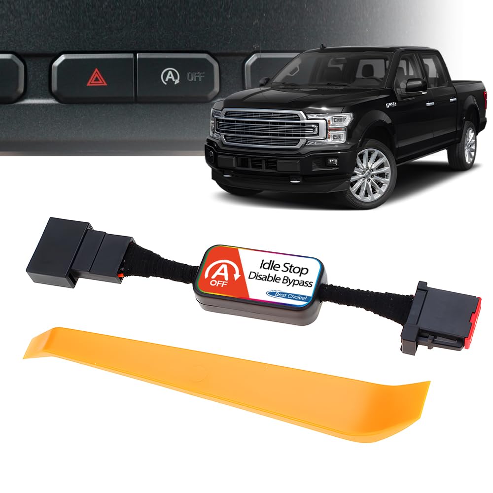 Auto Start Stop Eliminator for 2015 2016 2017 2018 2019 2020 F'ord F-150 Auto Stop Eliminator Turn Off Idle Engine Stop Start System Disabler Harness Start Stop Disable-Plug Play Error Free