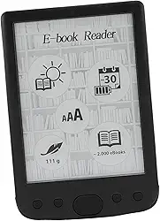 SUNGOOYUE E Reader, Leitor de E-book de Longa Resistência, 6 Polegadas à Prova de água, Tinta Digital, Tela de Toque, Dispositivo de Livro Com Resolução 800x600, Armazenamento de 32 GB (ChG)