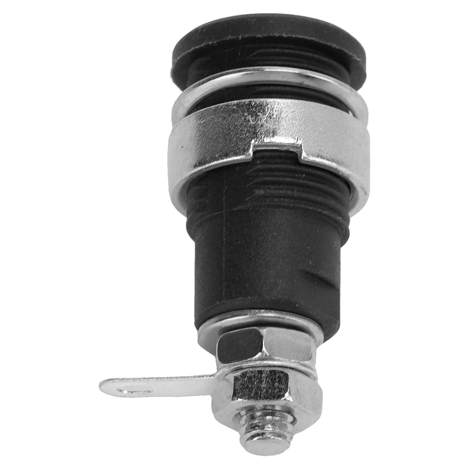 4 pezzi spina a banana presa jack sonda di prova terminale altoparlante audio connettore adattatore per connettori da 4 mm nero e rosso