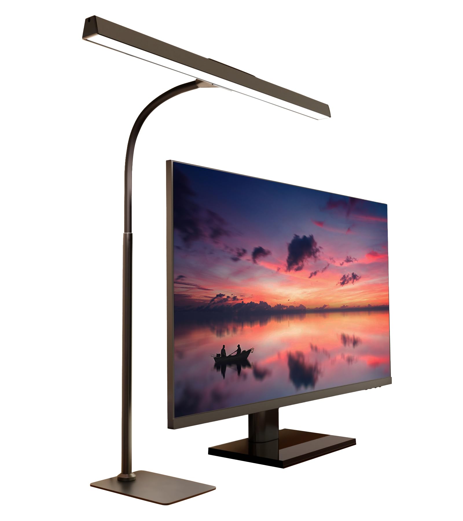Schreibtischlampe mit verstellbarem Gooseneck und Basis | Au