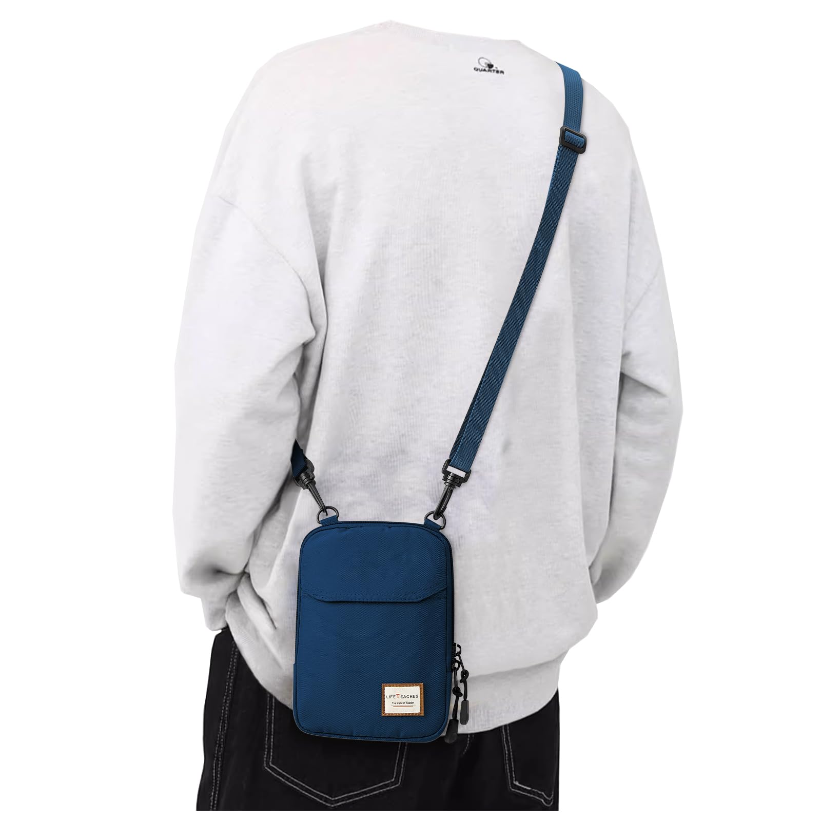 Small Crossbody Bag for Men, Mini Messenger Bag Shoulder Bag for Phone Passport