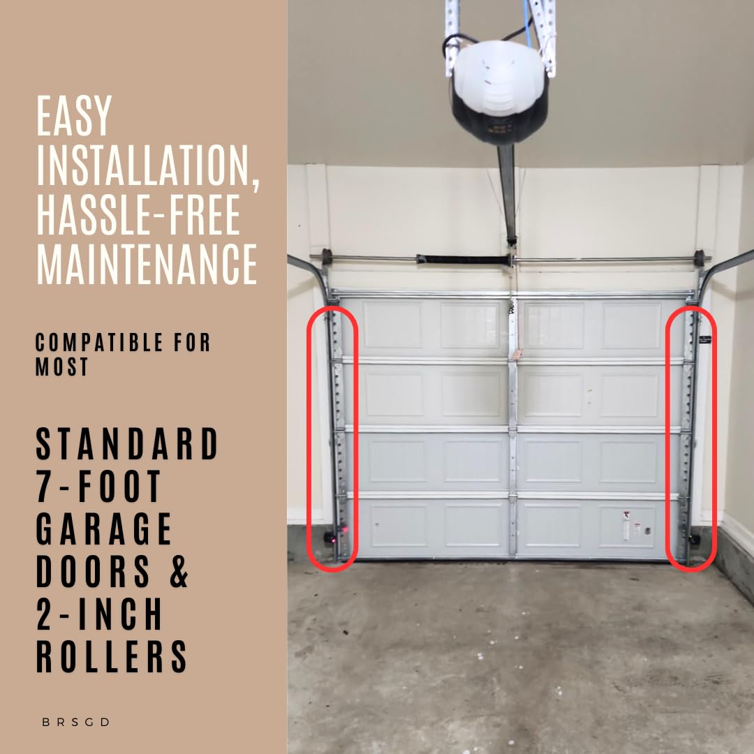 Garage Door Vertical Track Replacement Set, 76