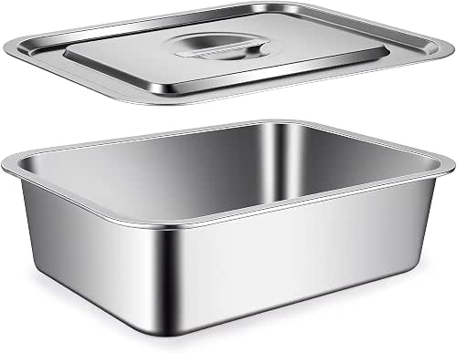 9x13 Baking Pan with Lid, 7.6Qt Large Lasagna Pan with