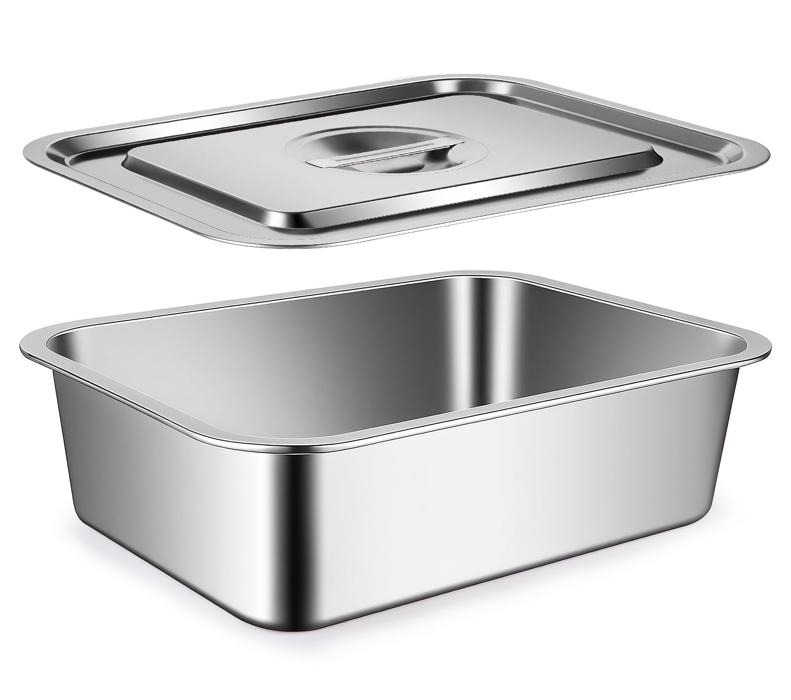 Amazon.com: 9x13 Baking Pan with Lid, 7.6Qt Large Lasagna Pan with