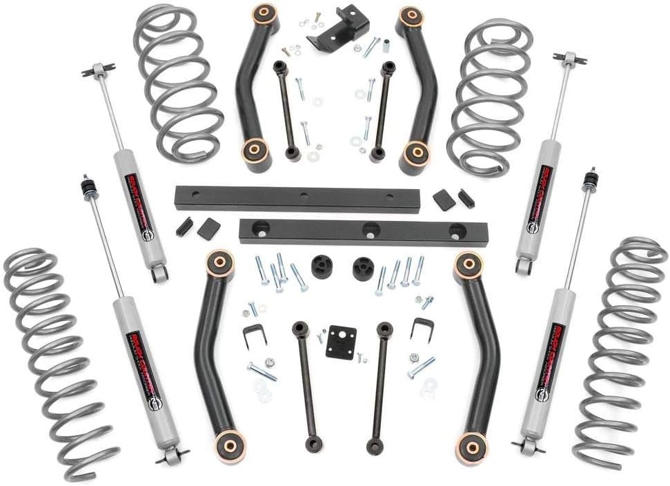 Rough Country 4" Lift Kit for 1997-2002 Jeep Wrangler TJ 4WD - 90630