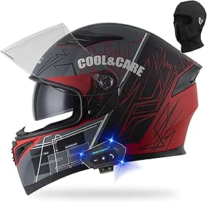 Modular Full Face Bluetooth Motorcycle Helmet, ECE Approved Bluetooth Integrated Motorbike Flip Up Helmet For Adults Men Women,with Dual Visor Crash - View #3