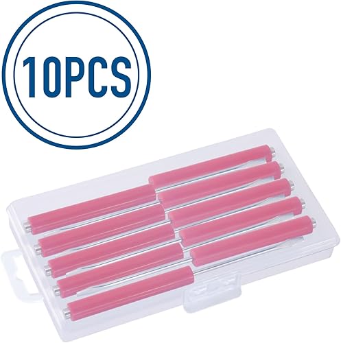 Miniatura 7 de Destornillador de bolsillo con imán, 10 piezas, mini destornillador magnético de cabeza plana de bolsillo con clips, juego de destornilladores