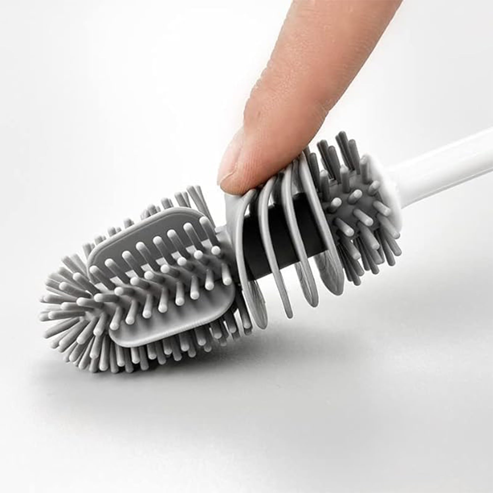 Silicone Bottle Brush - Long Handle Cleaning -3 Silicone Bottle Brush - Long Handle Cleaning -3